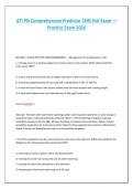 ATI PN Comprehensive Predictor CMS Exit Exam 2026 &vert; 100&plus; Practice Questions with Answers & Detailed Rationales