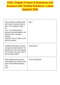 XCEL Chapter 6 Exam B Questions and&NewLine;Answers with Verified Solutions &vert; Latest&NewLine;Updated 2026