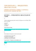 NUR 230 EXAM 2 &mdash; 100-QUESTION &NewLine;PRACTICE EXAM &NewLine;OB&sol;PEDS &vert; QUESTIONS&comma; CORRECT ANSWERS & &NewLine;RATIONALES &vert; 2026&sol;2027 REVIEW 