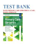 Test Bank For Ham's Primary Care Geriatrics&colon; A Case-Based Approach&comma; 8th Edition by Ellen Flaherty &comma; Matthew K&period; McNabney&vert; 9780443286933&vert; All Chapters&vert; LATEST