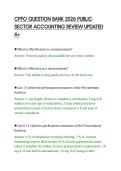 CPFO QUESTION BANK 2026 PUBLIC&NewLine;SECTOR ACCOUNTING REVIEW UPDATED&NewLine;A&plus;