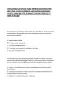NUR 2214 EXAM &sol;STUDY GUIDE EXAM 3 QUESTIONS AND MULTIPLE CHOICE CORRECT AND VERIFIED ANSWERS LATEST UPDATED FOR GUARANTEED SUCCESS GET IT NOW A&plus; RATED