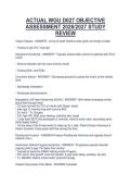 ACTUAL WGU D027 OBJECTIVE&NewLine;ASSESSMENT 2026&sol;2027 STUDY&NewLine;REVIEW