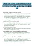 CP-FS PRACTICE EXAMINATION 2026&NewLine;QUESTIONS WITH ANSWERS GRADED&NewLine;A&plus;