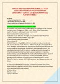 BARKLEY 3PS STYLE COMPREHENSIVE PRACTICE EXAM  QUESTIONS WITH DETAILED VERIFIED ANSWERS &lpar;100&percnt; CORRECT ANSWERS AND CLINICAL RATIONALES&sol; ALREADY GRADED A&plus;