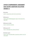 CPHON COMPREHENSIVE ASSESSMENT&NewLine;2026 SOLVED QUESTIONS SOLUTIONS&NewLine;GRADED A&plus;