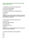 CLASS F LICENSE &lpar;ONTARIO&rpar;&vert;COMPLETE QUESTIONS AND VERIFIED ANSWERS&vert;LATEST 2026&sol;2027&NewLine;