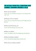 CPI ACTUAL EXAM FULL QUESTIONS AND&NewLine;CORRECT ANSWERS GRADED A PLUS
