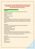 M100 COMMUNITY ASSOCIATION MANAGEMENT EXAM QUESTIONS &NewLine;WITH DETAILED VERIFIED ANSWERS &lpar;100&percnt; CORRECT ANSWERS&rpar; &NewLine; AND RATIONALES&sol;ALREADY GRADED A&plus;