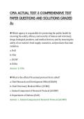 CPIA ACTUAL TEST 5 COMPREHENSIVE TEST&NewLine;PAPER QUESTIONS AND SOLUTIONS GRADED&NewLine;A&plus;