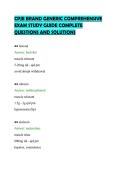 CPJE BRAND GENERIC COMPREHENSIVE&NewLine;EXAM STUDY GUIDE COMPLETE&NewLine;QUESTIONS AND SOLUTION