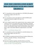 CPJE TEST CERTIFICATION SCRIPT&NewLine;2026 QUESTIONS WITH SOLUTIONS&NewLine;GRADED A&plus;