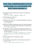 CPJE TEST COMPREHENSIVE STUDY&NewLine;GUIDE 2026 FULL QUESTIONS AND&NewLine;SOLUTIONS GRADED A