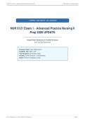 NUR 6121 Exam 1 - Advanced Practice Nursing II&NewLine;Prep 2026 UPDATE