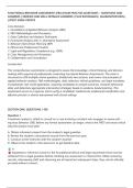 FUNCTIONAL BEHAVIOR ASSESSMENT &lpar;FBA&rpar; EXAM PRACTICE QUESTIONS &ndash; QUESTIONS AND&NewLine;ANSWERS &vert; VERIFIED AND WELL DETAILED ANSWERS &vert; PLUS RATIONALES &vert; GUARANTEED PASS &vert;&NewLine;LATEST EXAM UPDATE