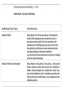 WGU D440 Health and Wellness Through Nutritional Science &vert; Shadow Health Tina Jones Health History Study Guide