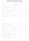 Delta Achievement Test &vert; Complete Practice Questions&comma; Study Guide & Answers 2026&sol;2027