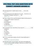 CPO FINAL TEST 2026 QUESTIONS WITH&NewLine;CORRECT ANSWERS GRADED A&plus;