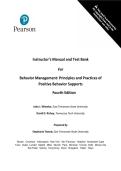 Solution Manual and Test Bank for Behavior Management&colon; Principles and Practices of Positive Behavior Supports 4th Edition by John Wheeler&comma; David Richey&comma; All Chapters 1-12 &vert;Complete Guide A&plus;