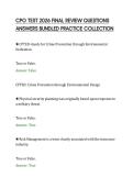 CPO TEST 2026 FINAL REVIEW QUESTIONS&NewLine;ANSWERS BUNDLED PRACTICE COLLECTION