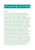CPP CERTIFICATION PRACTICE SOLUTION&NewLine;COMPLETE QANDA STUDY REVIEW PACK