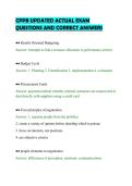CPPB UPDATED ACTUAL EXAM&NewLine;QUESTIONS AND CORRECT ANSWERS