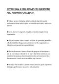CPPO EXAM 4 2026 COMPLETE QUESTIONS&NewLine;AND ANSWERS GRADED A