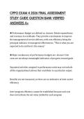 CPPO EXAM 4 2026 FINAL ASSESSMENT&NewLine;STUDY GUIDE QUESTION BANK VERIFIED&NewLine;ANSWERS A&plus;