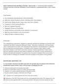 NICET CONSTRUCTION MATERIALS TESTING &ndash; SOILS LEVEL II &ndash; QUESTIONS AND ANSWERS &vert;&NewLine;VERIFIED AND WELL DETAILED ANSWERS &vert; PLUS RATIONALES &vert; GUARANTEED PASS &vert; LATEST EXAM&NewLine;UPDATE