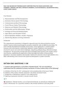 NSG 5240 ADVANCED PHARMACOLOGY MIDTERM PRACTICE EXAM QUESTIONS AND&NewLine;ANSWERS &vert; VERIFIED AND WELL DETAILED ANSWERS &vert; PLUS RATIONALES &vert; GUARANTEED PASS &vert;&NewLine;LATEST EXAM UPDATE