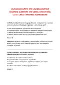 LOUISIANA BUSINESS AND LAW EXAMINATION &NewLine;COMPLETE QUESTIONS AND DETAILED SOLUTIONS &NewLine;LATEST UPDATE THIS YEAR JUST RELEASED