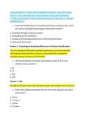 FLORIDA ASBESTOS CONSULTANT EXAMINATION NEWEST EVALUATED EXAM &NewLine;PRACTICE 100 QUESTIONS 2025-2026&vert;ORIGINAL QUESTIONS & ANSWERS &NewLine;&vert;DETAILED RATIONALES &vert;HINTED COMPLETE EXAM PREP GRADED A&plus;&ast;INSTANT &NewLine;DOWNLOAD PDF&ast; 