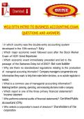 WGU D774 Intro to Business Accounting Exam Questions &ndash; Exam Practice Material