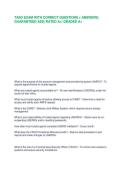 TASO EXAM WITH CORRECT QUESTIONS &plus; ANSWERS&vert; GUARANTEED ASS&vert; RATED A&plus;&vert; GRADED A&plus;