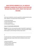 AAAE CERTIFIED MEMBER &lpar;C&period;M&period;&rpar;  ALL MODULES &NewLine;COMBINED EXAMINATION COMPLETE QUESTIONS AND &NewLine;DETAILED SOLUTIONS LATEST UPDATE THIS YEAR JUST &NewLine;RELEASED