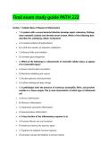 Final exam study guide PATH 222&NewLine;