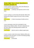 Green light Test A Exam Questions & Answers &lpar;Grade A&plus;&rpar;&period;docx&NewLine;&NewLine;
