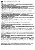 WGU D491 Introduction to Analytics &mdash; Comprehensive Study Guide & Exam Review