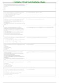 Firefighter 1 Final Test 2026-2027 &vert; FF1 Certification Exam Questions&comma; Practice Review & NFPA 1010 Study Guide