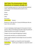 Vati Peds Pre-Assessment Exam Questions & Answers &lpar;Grade A&plus;&rpar;&period;docx&NewLine;&NewLine;