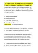 VATI Maternal Newborn Pre-Assessment Exam Questions & Answers &lpar;Grade A&plus;&rpar;&period;docx&NewLine;&NewLine;