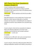 VATI Pharm Post Exam Questions & Answers &lpar;Grade A&plus;&rpar;&period;docx&NewLine;&NewLine;