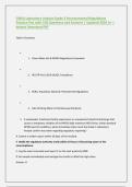 CWEA Laboratory Analyst Grade 3 Environmental Regulations &NewLine;Practice Test with 150 Questions and Answers &vert; Updated 2026 A&plus; &vert; &NewLine;Instant Download PDF