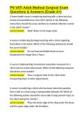PN VATI Adult Medical Surgical Exam Questions & Answers &lpar;Grade A&plus;&rpar;&period;docx&NewLine;&NewLine;