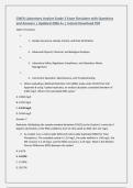 CWEA Laboratory Analyst Grade 3 Exam Simulator with Questions &NewLine;and Answers &vert; Updated 2026 A&plus; &vert; Instant Download PDF 