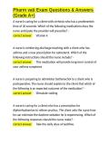 Pharm vati Exam Questions & Answers &lpar;Grade A&plus;&rpar;&period;docx&NewLine;&NewLine;