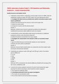 CWEA Laboratory Analyst Grade 3&period; 150 Questions and Rationales&period; &NewLine;Graded A&plus; &comma; instant download PDF&period; 