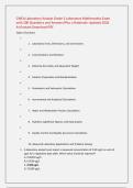 CWEA Laboratory Analyst Grade 3 Laboratory Mathematics Exam &NewLine;with 200 Questions and Answers&sol;Plus a Rationale Updated 2026 &NewLine;A&plus;&sol;Instant Download PDF 