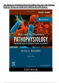 TEST BANK For McCance & Huether&rsquo;S Pathophysiology 9th Edition&comma; THE BIOLOGICAL BASIS FOR DISEASE IN ADULTS AND CHILDREN&comma; BY JULIA L&period; ROGERS &semi;Fully Completed&comma;