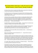 Real Estate Broker State Exam 1 with all Correct & 100&percnt; Verified Answers &vert;Latest Version &vert;Already Graded A&plus;